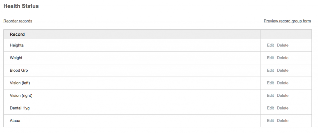 Fedena Student Records screenshot