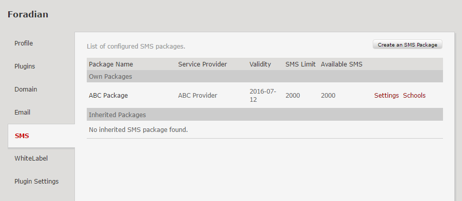 Fedena multi school erp system screenshot 2