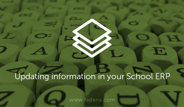 Fedena Bulk edit school ERP