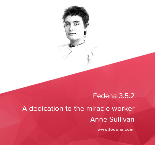 Fedena School ERP dedication to Anne Sullivan