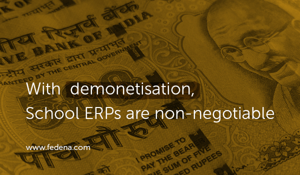 School ERP demonetization Fedena