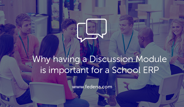 school ERP with discussion module blog