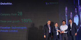 Foradian wins Deloitte Technology Fast50 India once again